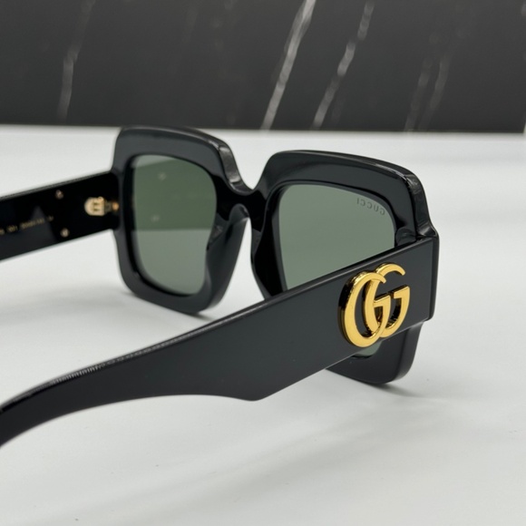 NEW GG1547S 001 GUCCI SQUARE WOMEN SUNGLASSES GUCCI BLACK EYEWEAR main image 4